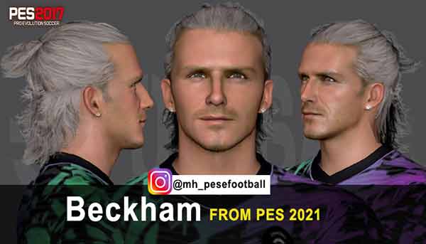 PES 2017 Beckham Face from PES 2021