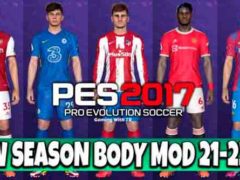 PES 2017 Body Mod 2021-22 New Season