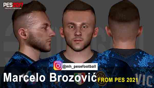 PES 2017 Brozovic Face from PES 2021