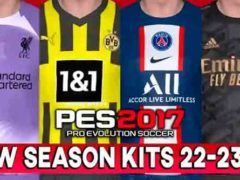PES 2017 New Season Kits 2022-23 v2