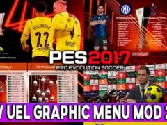 PES 2017 New UEL Graphic Menu Mod 2022