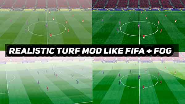 PES 2017 Realistic Turf Mod Like FIFA