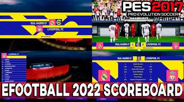 PES 2017 eFootball 2022 Scoreboard
