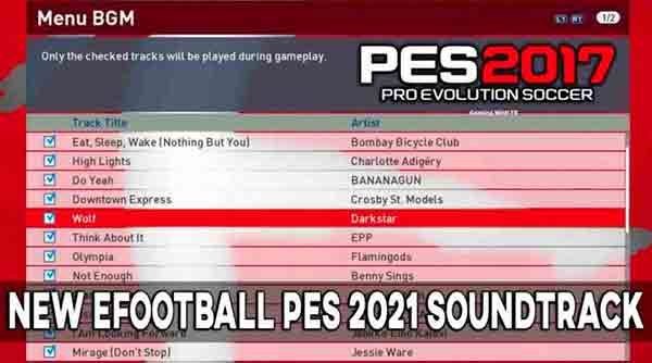 PES 2017 eFootball PES 2021 Soundtrack