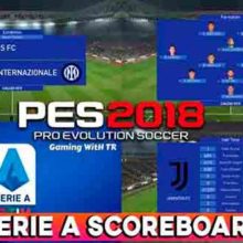 PES 2018 New Serie A Scoreboard 2022