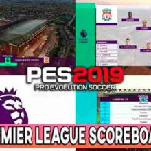 PES 2019 EPL Scoreboard 2022