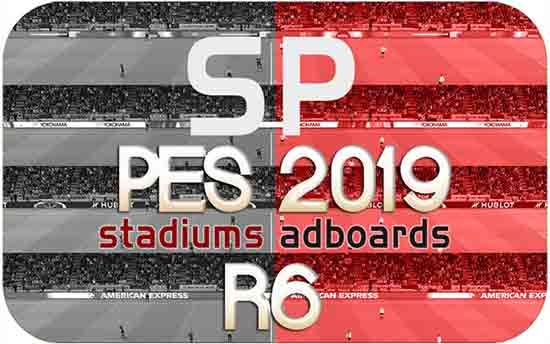 PES 2019 SmokePatch Stadiums Adboards R6
