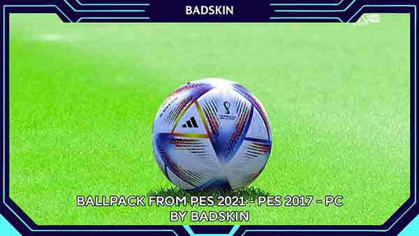 PES 2021 Ballpack For PES 2017 Season 2022