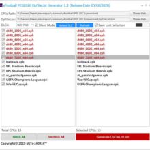 Dpfilelist generator pes 2021 как пользоваться