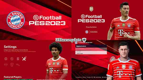 PES 2021 Menu Bayern Munchen 2022/2023