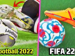 eFootball 2022 vs FIFA 22 – Graphic Comparison