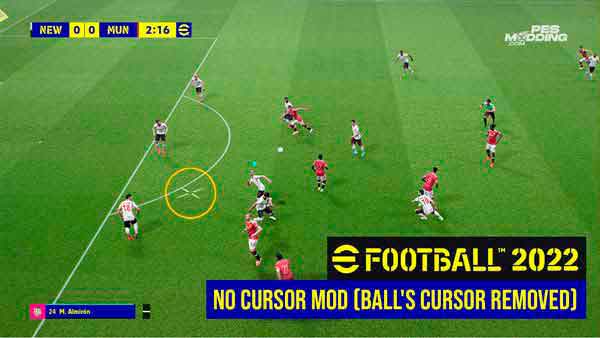 eFootball 2022 No Indicators mod v1.1.1