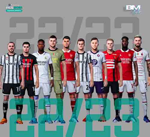 PES 2021 New Season Kits 2022-23