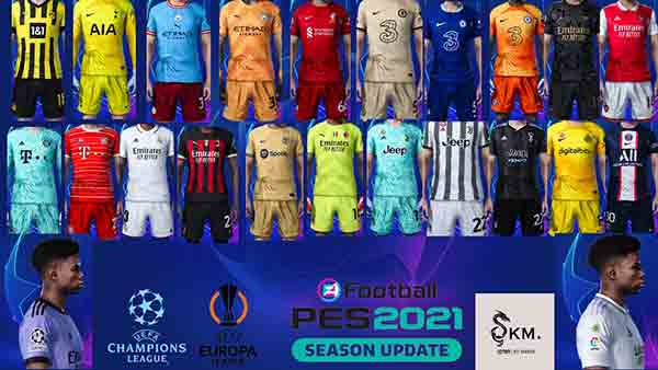 PES 2021 New Season 2023 Kits Update v5