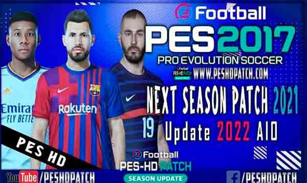 PES 2017 Next Season Patch 2021 Update 2022