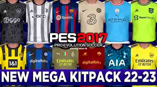 PES 2017 Mega Kitpack Season 2022-23