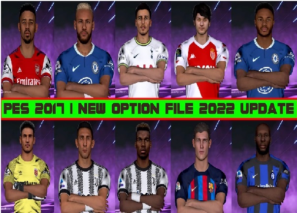PES 2017 New Option File 2022 Update