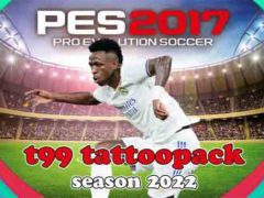PES 2017 t99 Patch v.9.2 (Tattoopack)