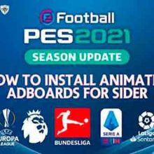 PES 2021 Animated Adboards V1g Updated 23/12/2021