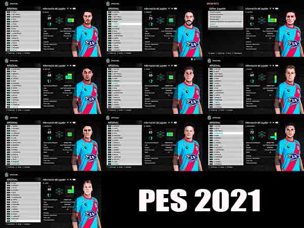 PES 2021 Arsenal de Sarandí Faces