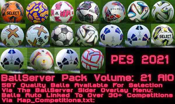 PES 2021 BallServer Pack v21 AIO