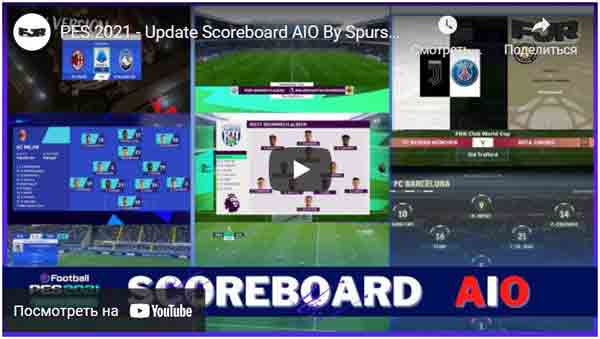 PES 2021 CPK Version Scoreboard Update 2021-22