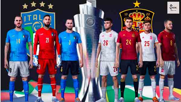 PES 2021 Italy & Spain NT Kits Season 2023