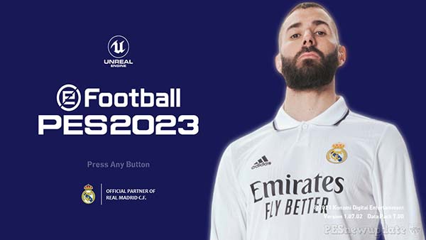 PES 2021 Menu Real Madrid 2022/2023