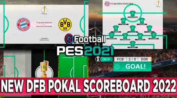 PES 2021 DFB-Pokal Scoreboard 2022
