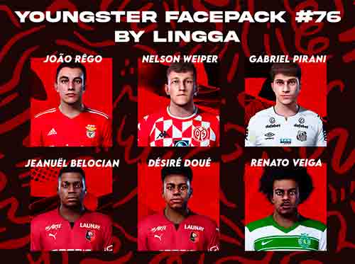 PES 2021 Youngster Facepack v76