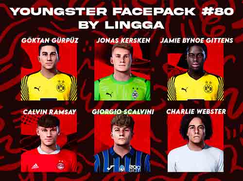 PES 2021 Youngster Facepack v80