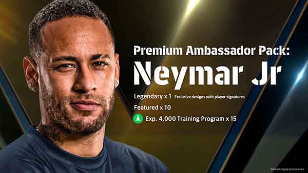 eFootball ambassador Neymar