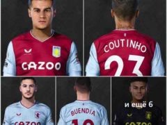 PES 2021 Aston Villa New EPL Kits 2022/2023