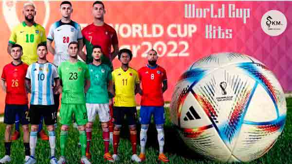 PES 2021 New Kits NT World Cup Qatar 2022