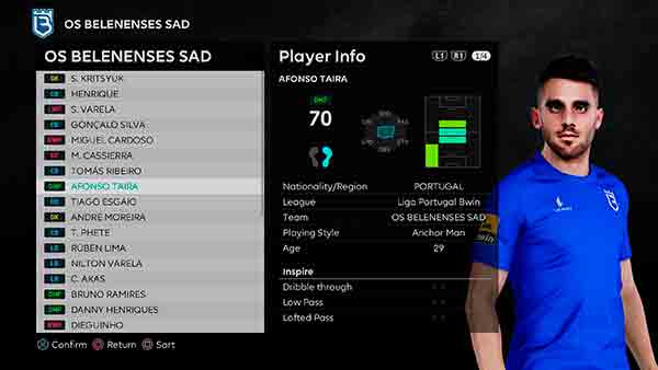 PES 2021 Afonso Taira Face