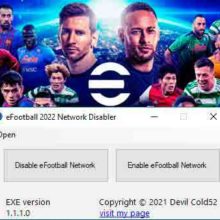 eFootball 2022 Network Disabler v3.1