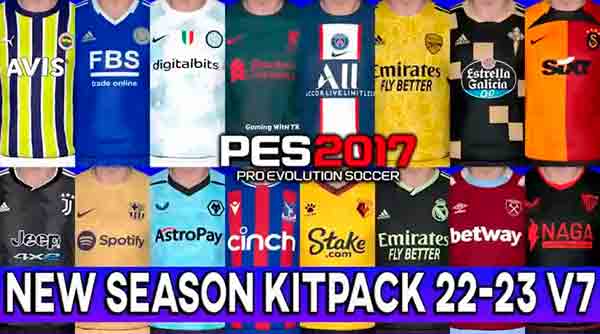 PES 2017 New Season Kitpack 2022-23 v7