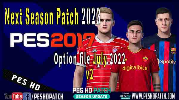 PES 2017 Next Season Patch 2023 OF #24.07.22