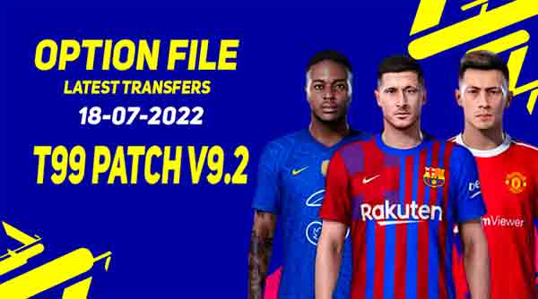 PES 2017 t99 Patch v9.2 OF #18.07.22