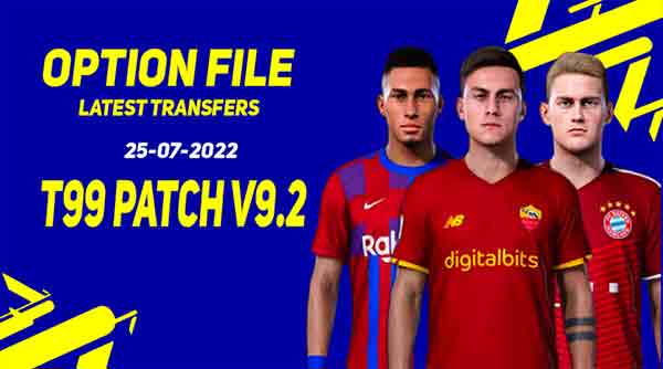 PES 2017 t99 Patch v9.2 OF #29.07.22