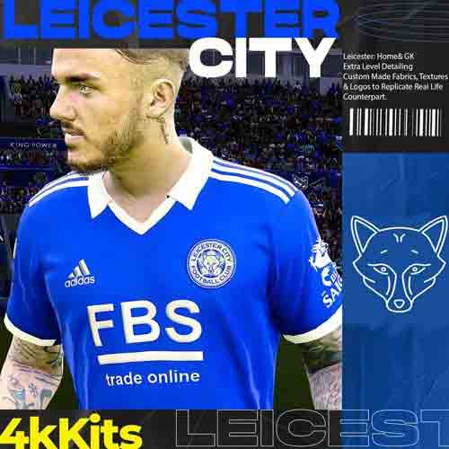 PES 2021 4K Kits Leicester Season 2023