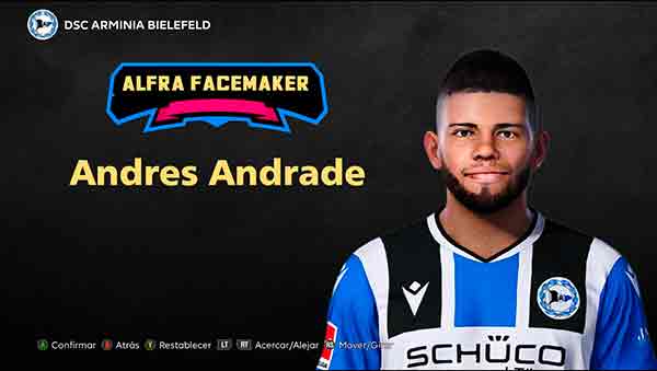 PES 2021 Andrés Andrade Face