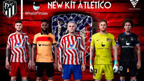 PES 2021 Atletico Madrid New Kits Season 2022/23