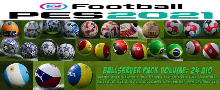 PES 2021 BallServer Pack v24 AIO