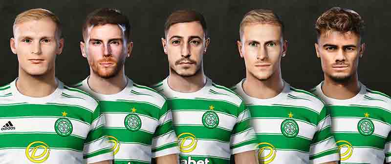 PES 2021 Celtic FC Facepack Update