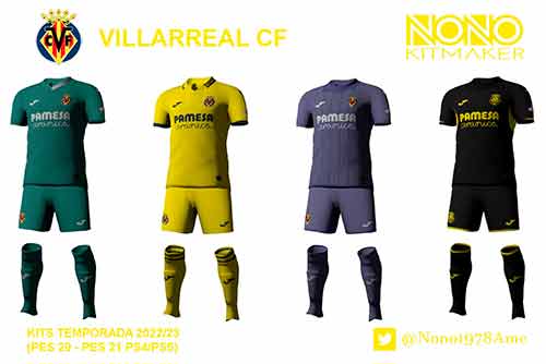 PES 2021 Villarreal CF Kits 2023 (PC/PS4/PS5)