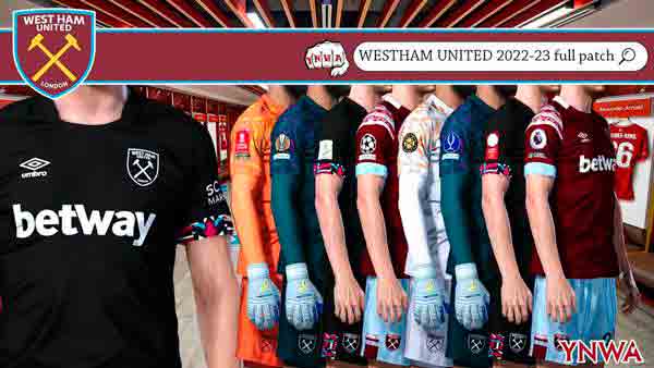 PES 2021 West Ham United EPL Kits Season 2022-23