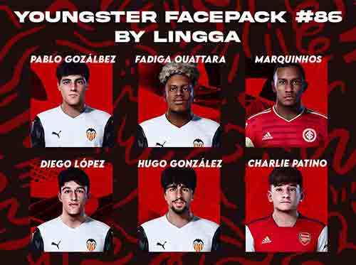 PES 2021 Youngster v86 Facepack
