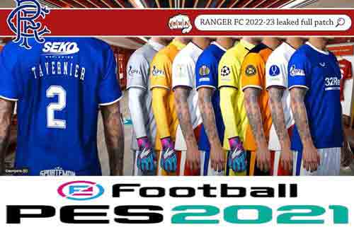 PES 2021 Ranger FC Kits 2022-23