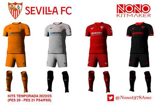 PES 2021 Sevilla FC Kits 2023 (PC/PS4/PS5)